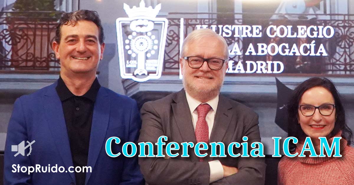 Ricardo Ayala, abogado especializado en defensa contra la contaminación acústica, y Teresa Montero Ruiz, abogada