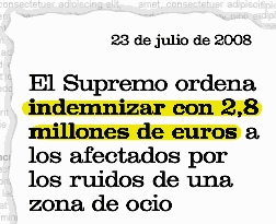 Indemnización por Ruidos